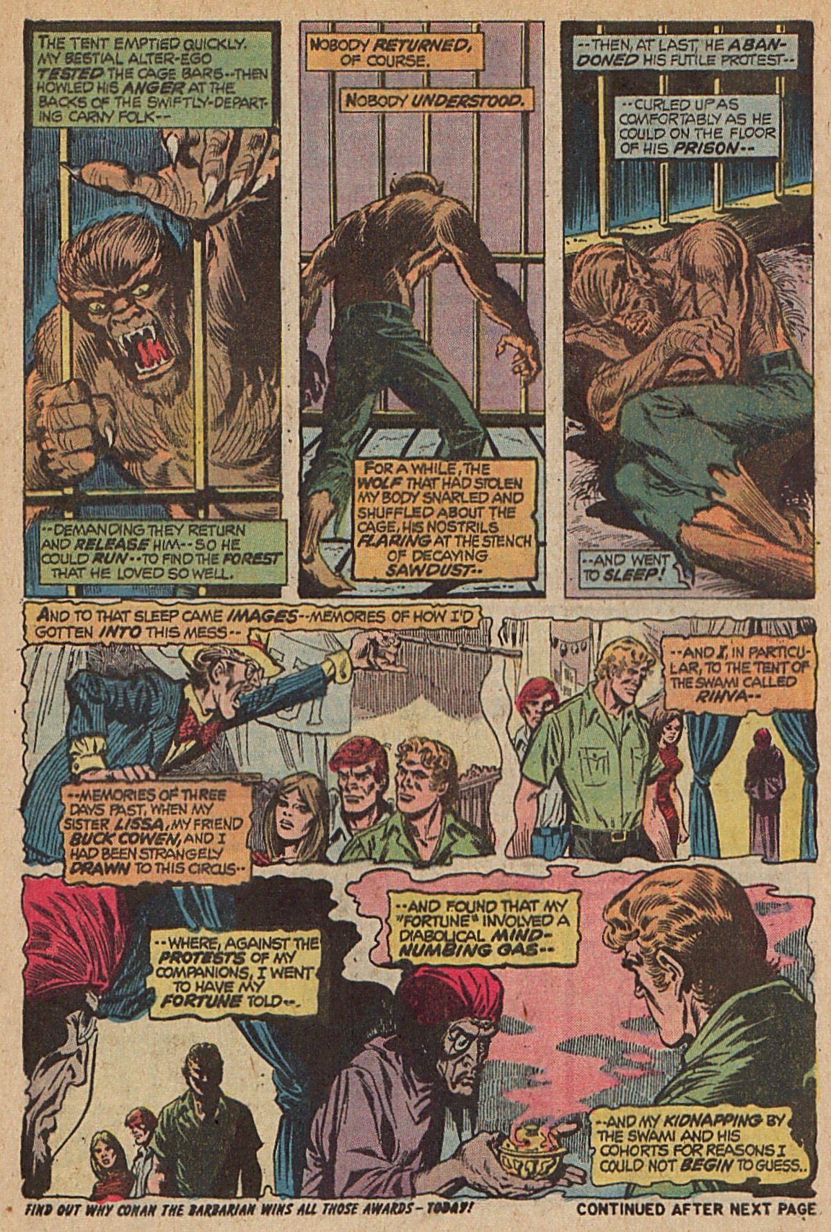 Read online Werewolf by Night (1972) comic -  Issue #7 - 7