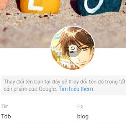 Thay đổi tên người dùng trên G+ cho blogspot