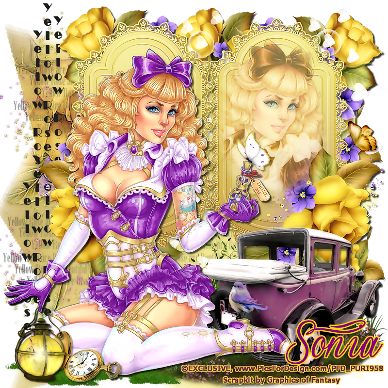 MI RINCÓN GÓTICO: CT DE GRAPHICS OF FANTASY, "Yellow Flowers"