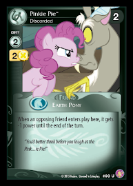 My Little Pony Pinkie Pie, Discorded Absolute Discord CCG Card