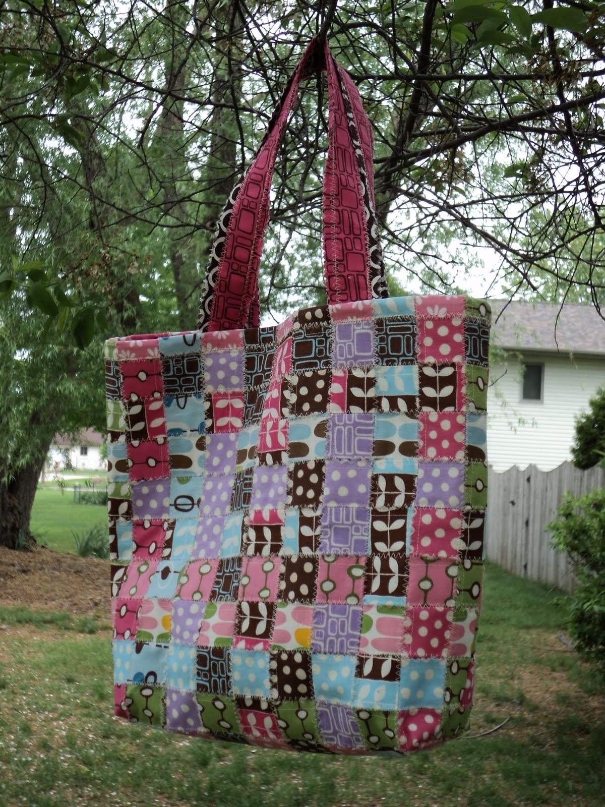 Another Fabric Addict: Jelly Roll Bag Tutorial