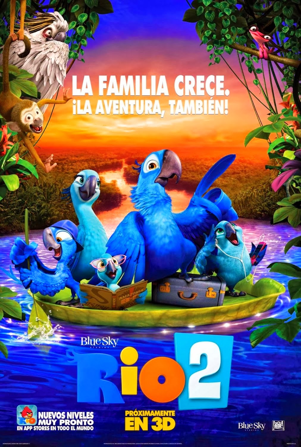 Rio 2 (2014): Ver gratis online streaming en español. Película en vivo sin cortes, sin descarga, ni torrent.