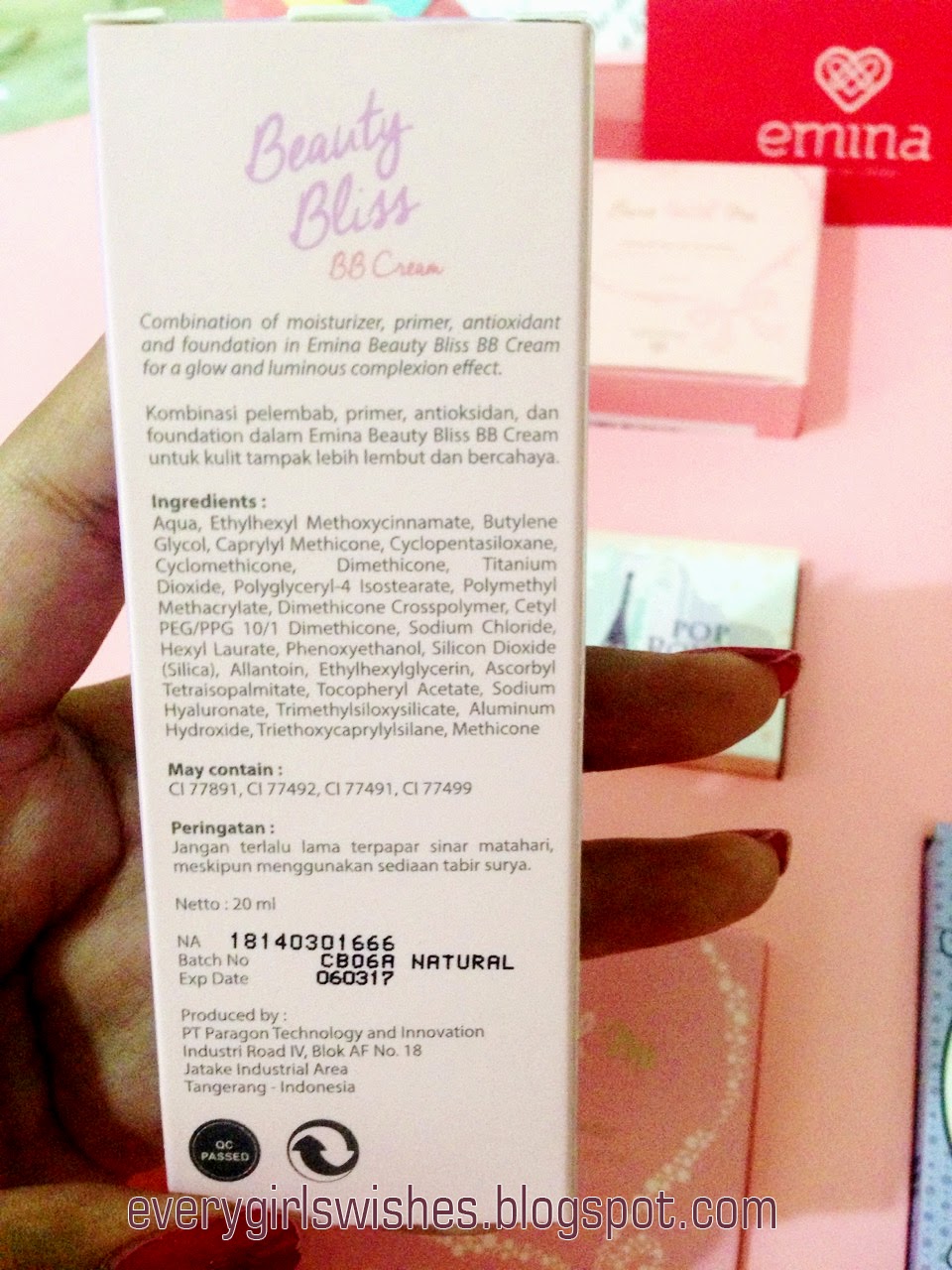 모든 여자의 소원 Emina Cosmetics Beauty Bliss BB Cream Review