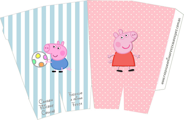 Peppa Pig: Free Printable Party Boxes. - Oh My Fiesta! in english