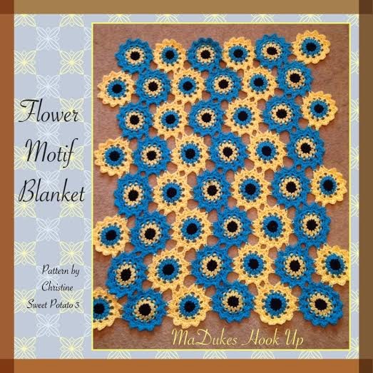 flower motif blanket