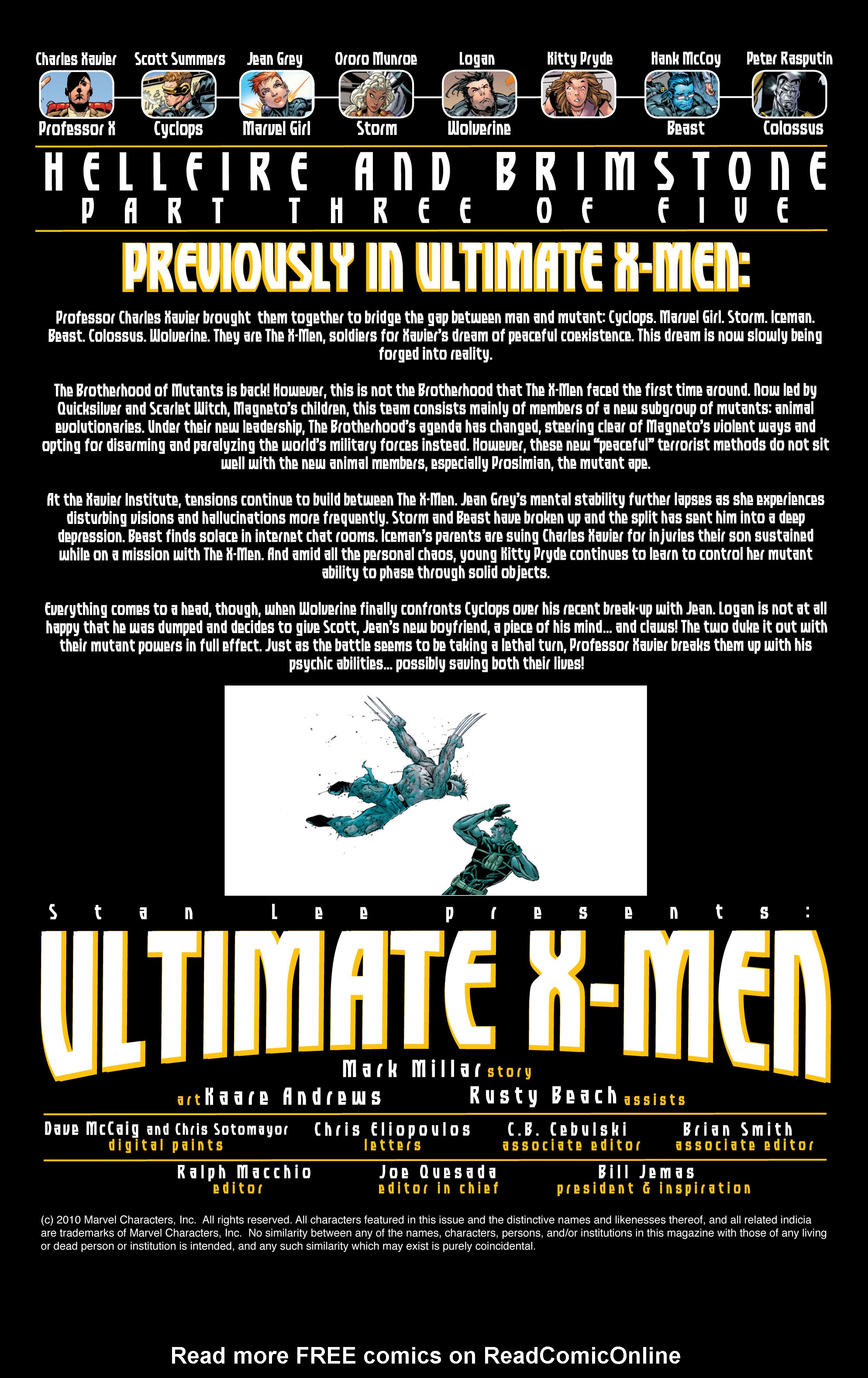 Read online Ultimate X-Men comic -  Issue #23 - 2