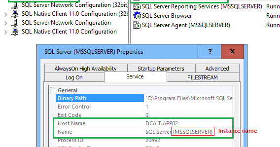 Nothing is Bug Free …: How to find the SQL Server Instance name