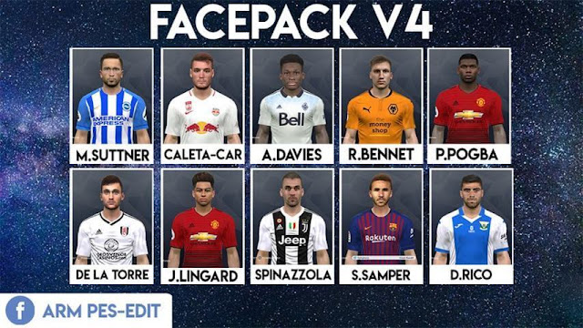 New Facepack V 4 Pes 2017 Patch Pes New Patch Pro Evolution Soccer