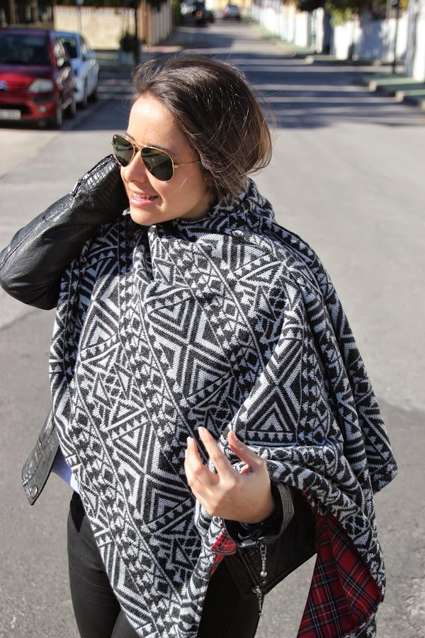 diy poncho reversible como hacer patrones gratis