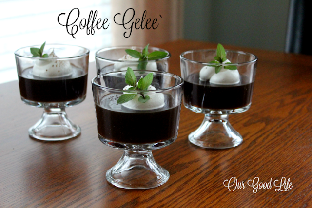 Coffee Gelee` for Taste Creations | Our Good Life Coffee Gelee` for Taste Creations | Our Good Life