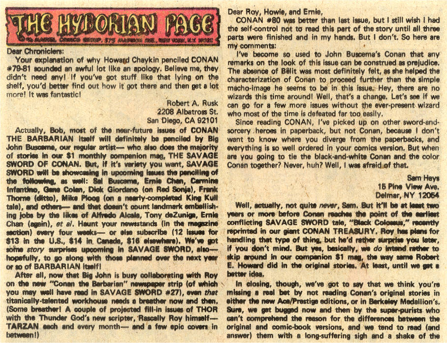 Conan the Barbarian (1970) Issue #85 #97 - English 21