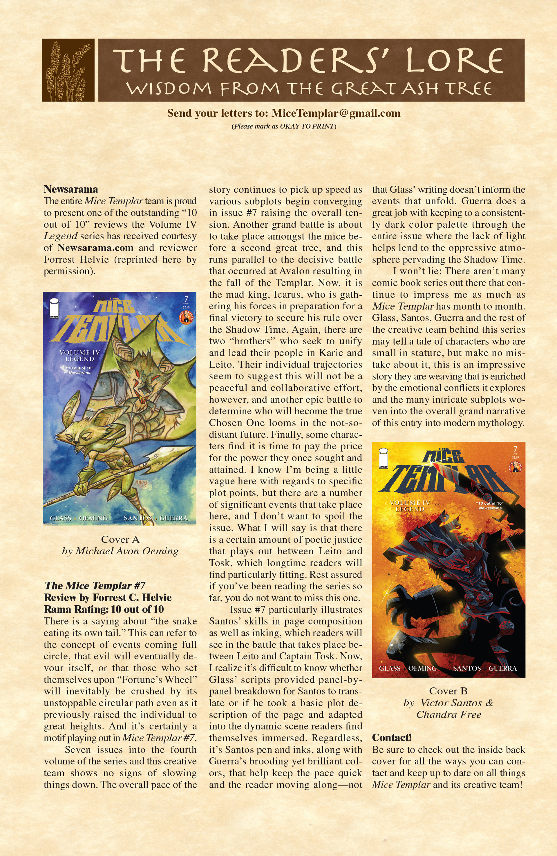 Read online The Mice Templar Volume 4: Legend comic -  Issue #10 - 26