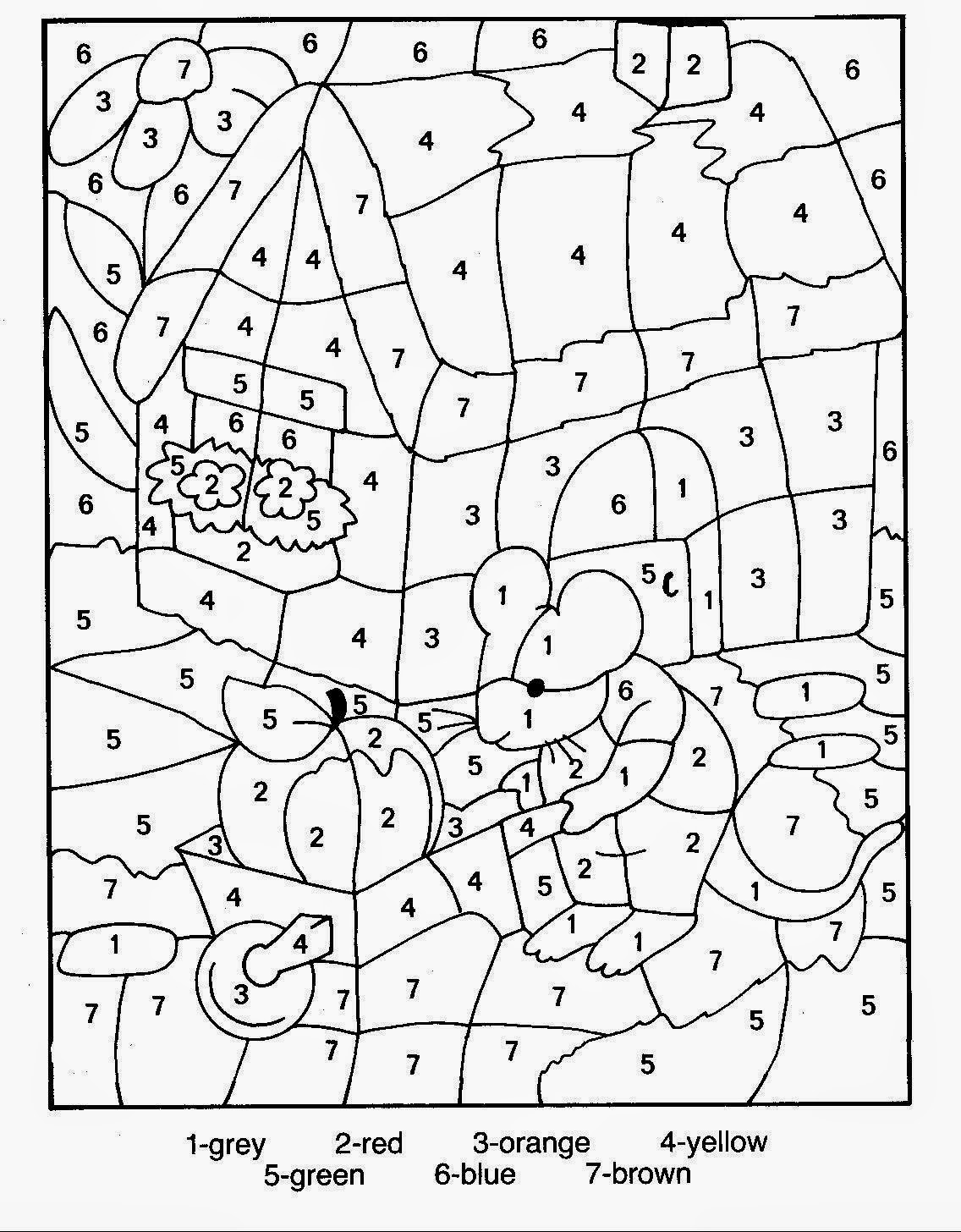 Coloriage Magique Cp Maths A Imprimer | Liberate