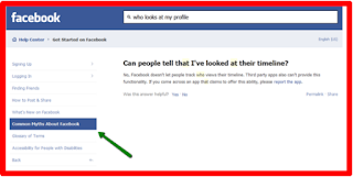 Can You See Who Looks At Your Facebook Profile
