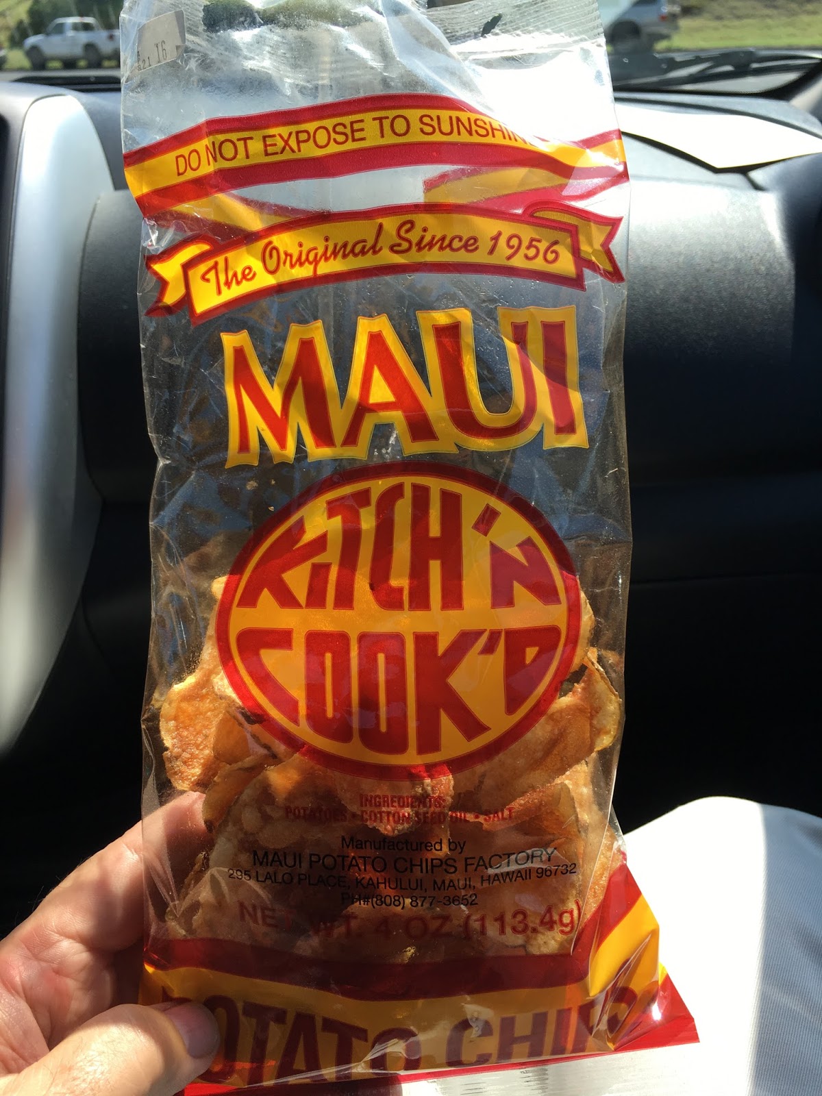 TASTE OF HAWAII MAUI KITCH N' COOK'D POTATO CHIPS