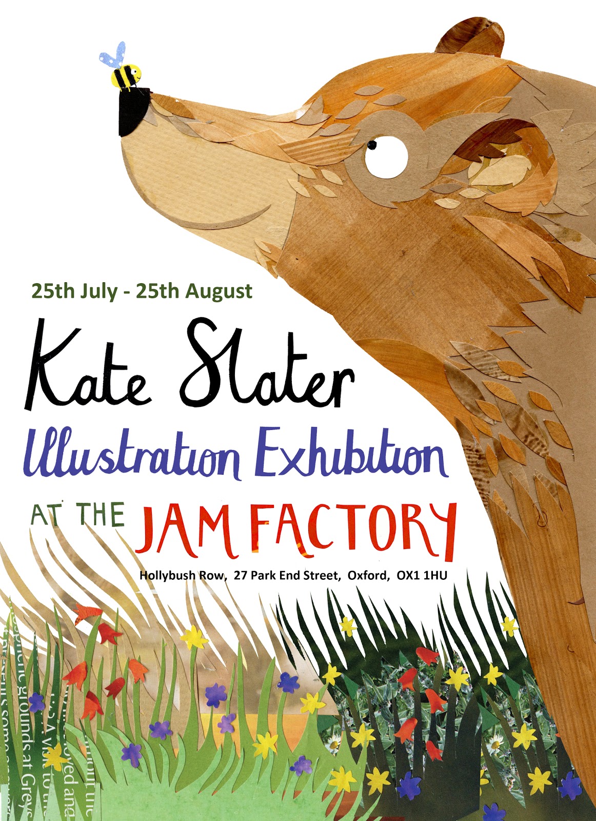 Kate Slater Illustration Exhibition at the Jam Factory, Oxford