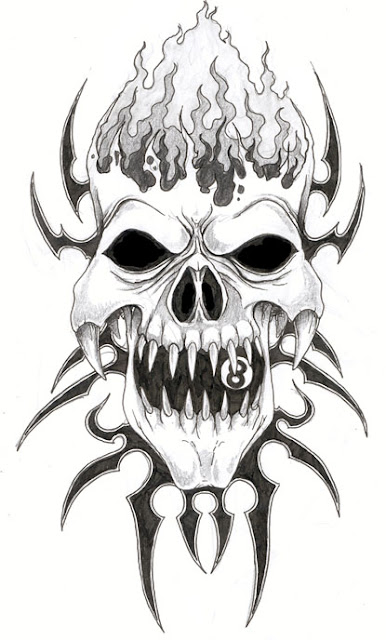 afrenchieforyourthoughts: skulls tattoos drawings