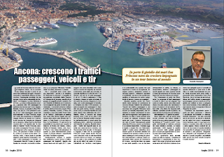 LUGLIO 2018 PAG 18 - Ancona: crescono i traffici passeggeri, veicoli e tir