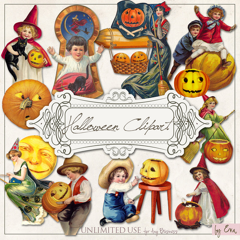 vintage clip art halloween - photo #27