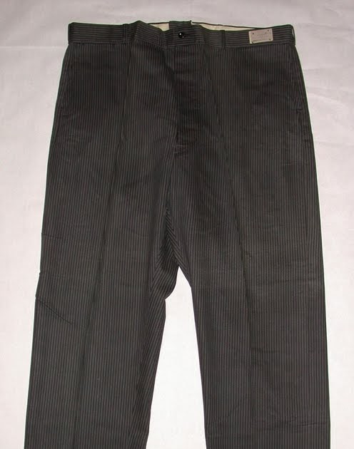 vintage workwear: 1930s Era STIFEL WHIRLWIND Fabric Button Fly Work Pants
