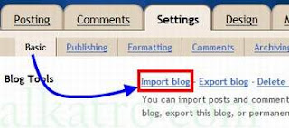 Cara Ekspor Wordpress ke Blogger