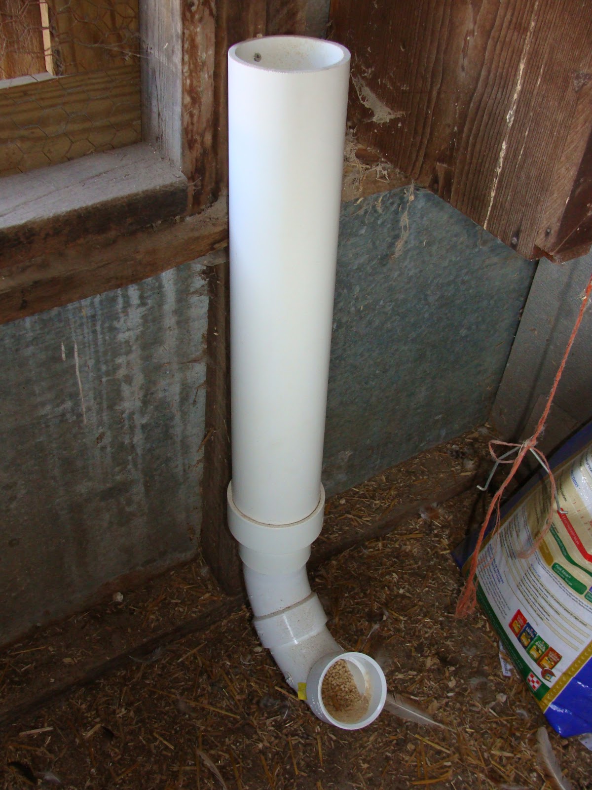 BackyardVino Zero Waste Chicken Feeder