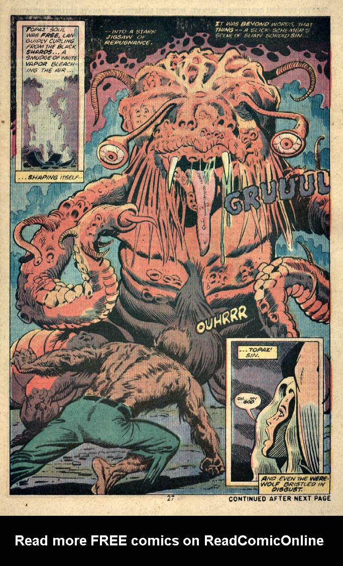 Read online Werewolf by Night (1972) comic -  Issue #27 - 16