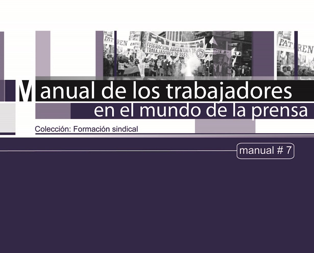 Manual de los trabajadores en el mundo de la prensa