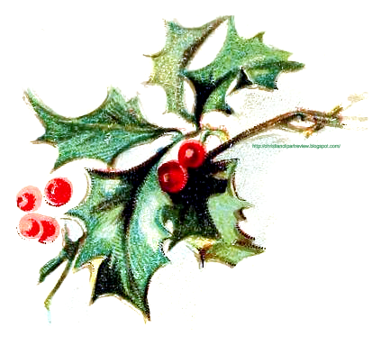 A little spray of holly for your holiday projects... | Christian Clip ...