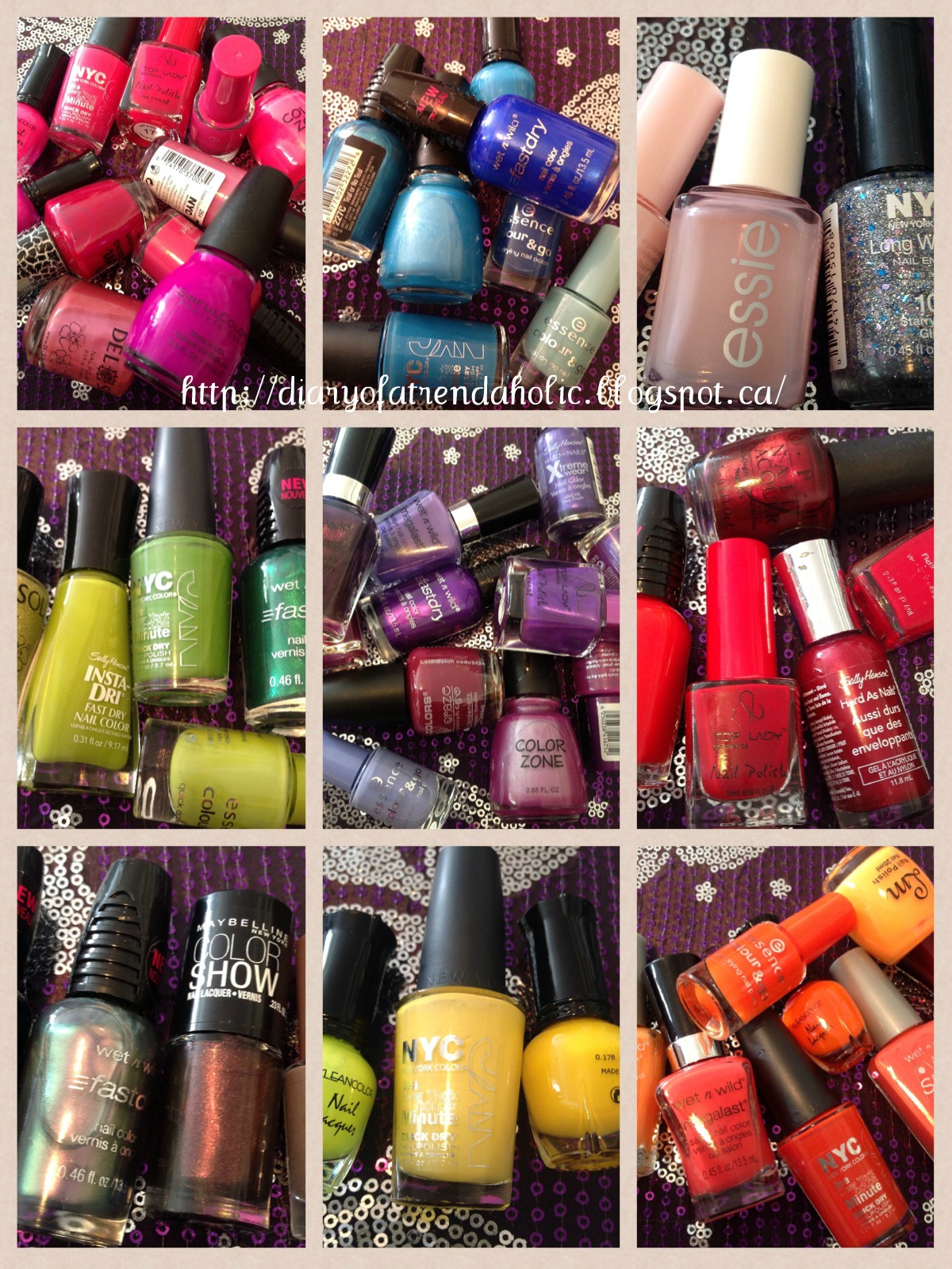 Diary of a Trendaholic Nail Polish Storage Ideas