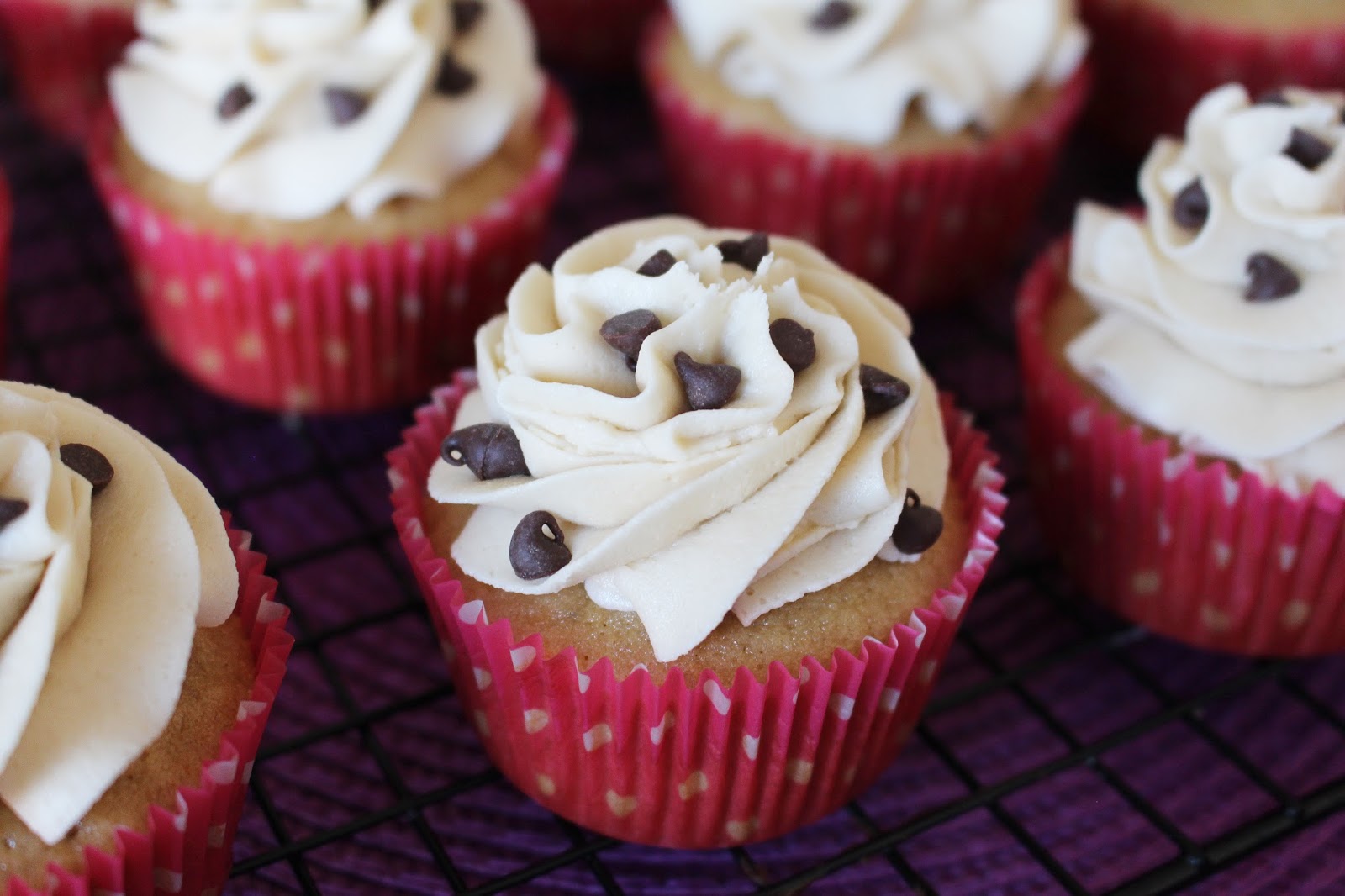 Kylee's Kitchen Chocolate Chip Cookie Dough Cupcakes