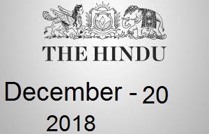 The Hindu Newspaper Today 20 December 2018 Download PDF