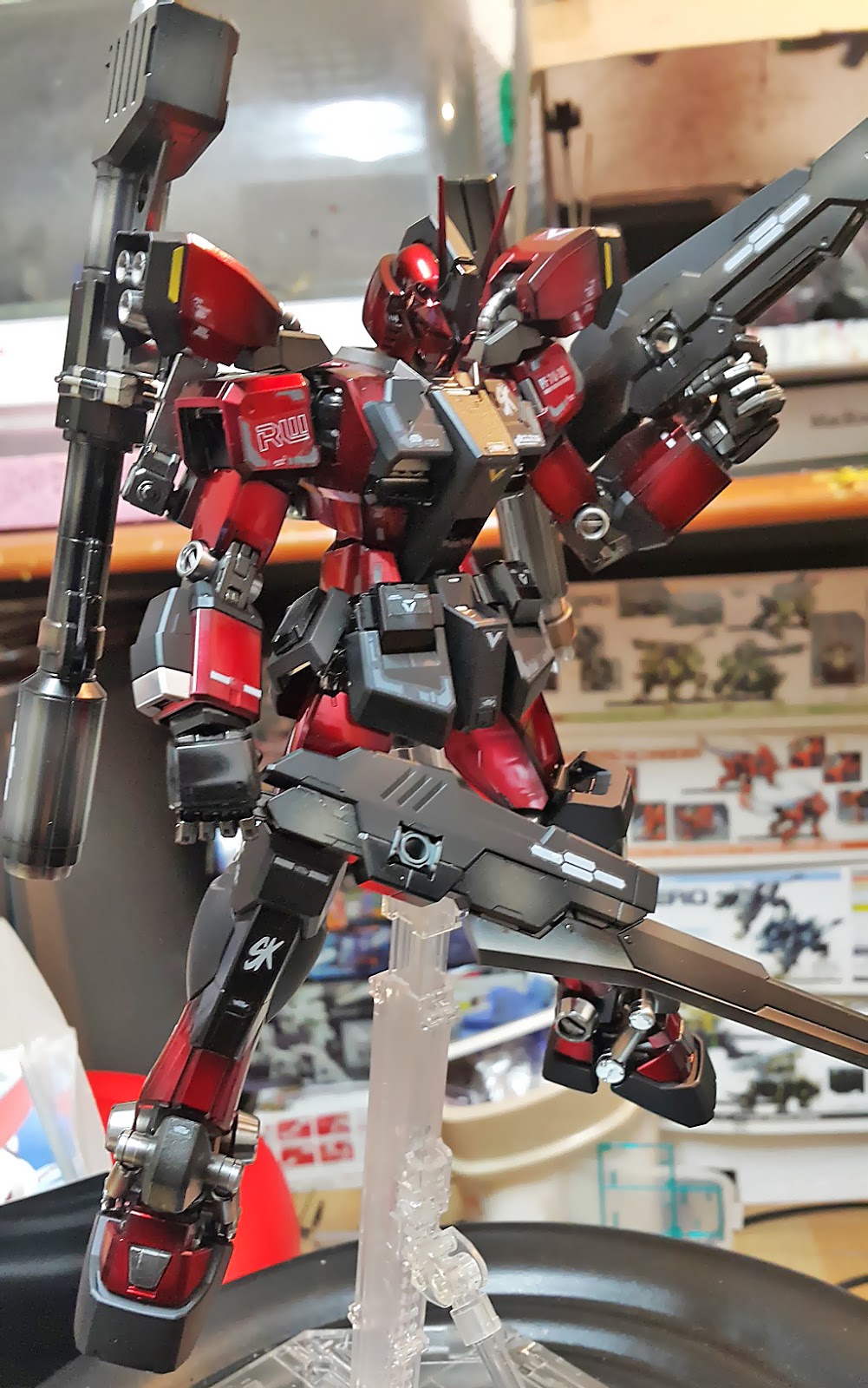 GUNDAM GUY MG 1/100 Gundam Amazing Red Warrior Painted Build
