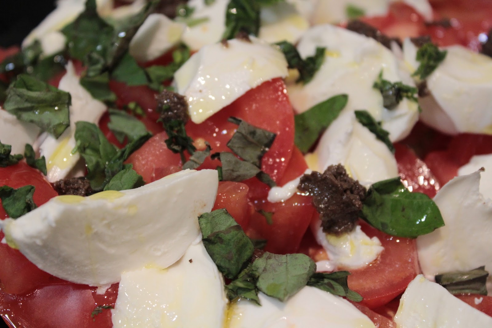 barcelona delicious Tomato and mozzarella di bufala cheese salad