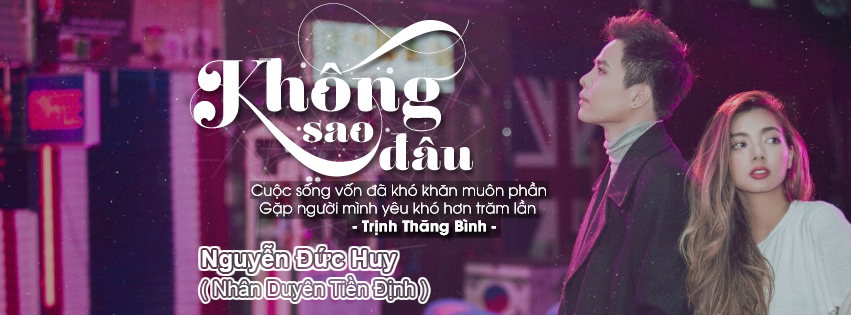 [PSD Ảnh Bìa] Không Sao Đâu - Trịnh Thăng Bình