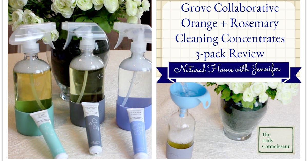 Grove Collaborative Orange + Rosemary Cleaning Concentrates 3Pack