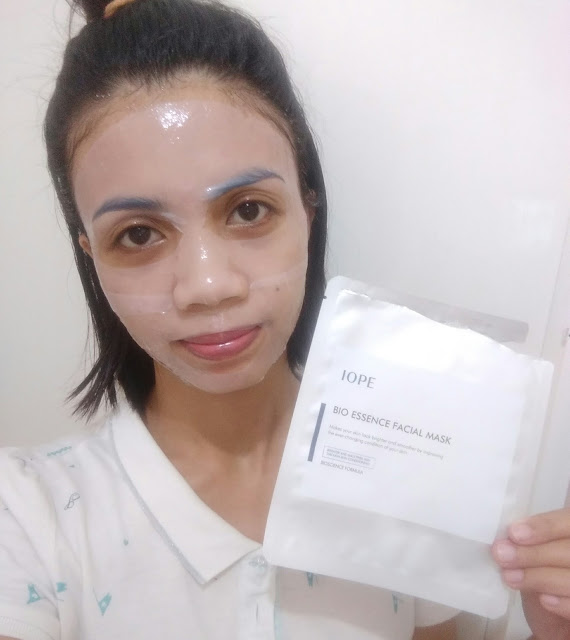 Masking Time IOPE Bio Essence Facial Mask Review