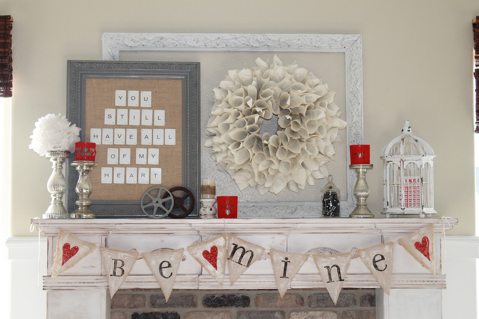 Whimsical Treasures: {Valentine Mantel}