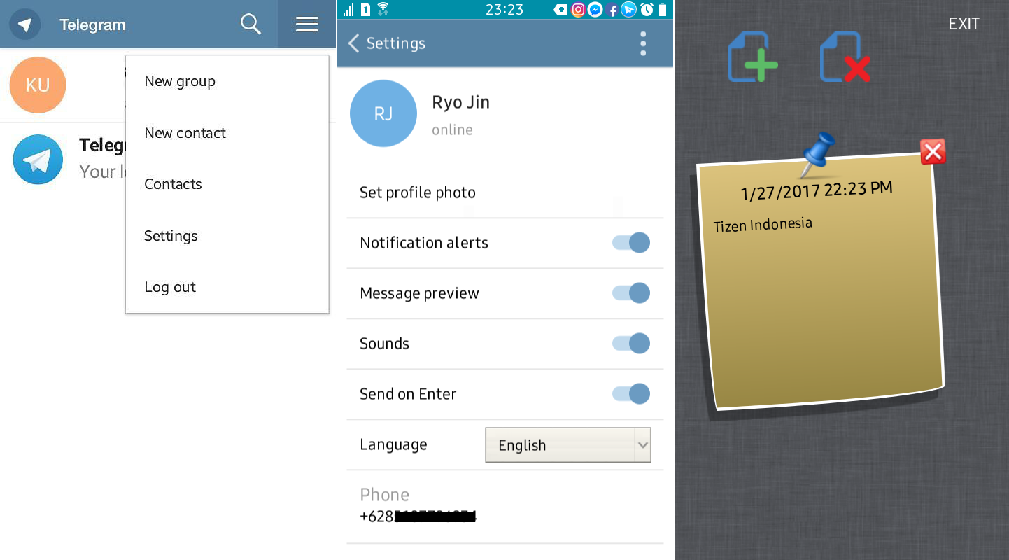 Aplikasi Messaging Telegram Dirilis Buat Tizen