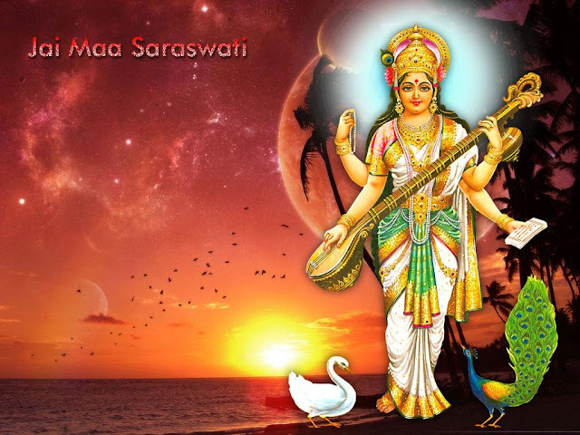 Goddess Saraswati Mata HD Wallpapers for Vasant Panchami Download