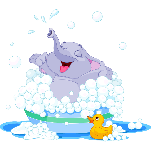 Bubble Bath Elephant