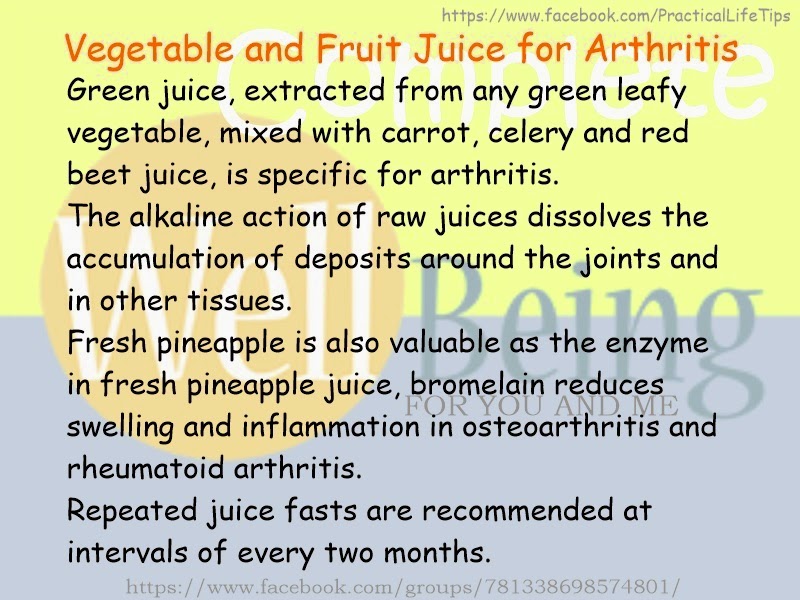Practical Life Tips For You And Me Vegetable and Fruit Juice for 