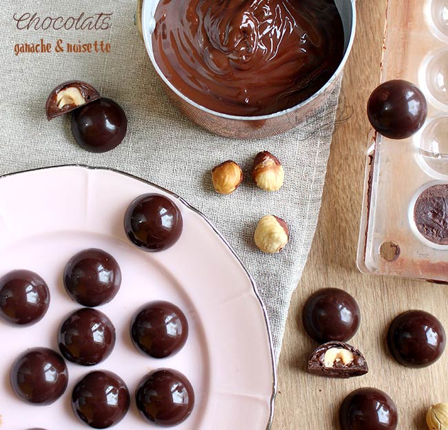 Bonbon au chocolat fait maison