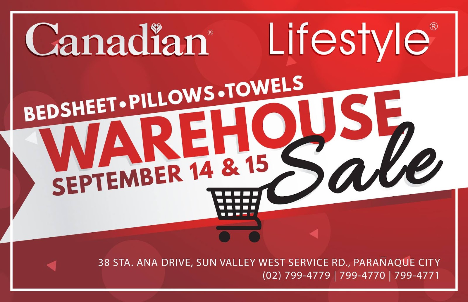 Manila Shopper Canadian Bed sheets, Pillows, Towels Warehouse SALE