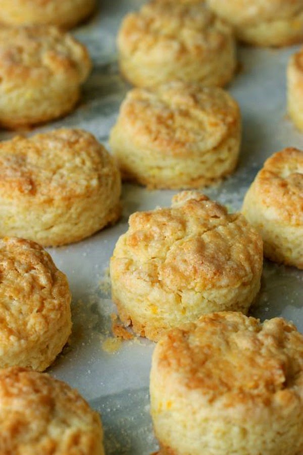 Orange and Cream Mini Scones - Vintage Kitchen