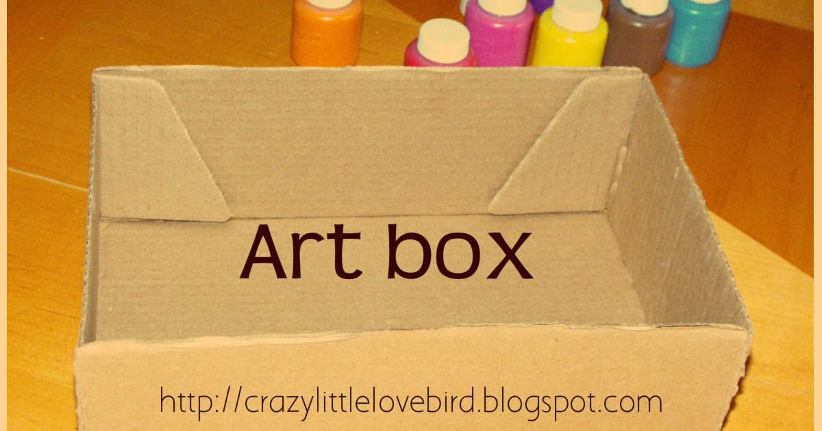 Happy Friday to all {diy art box}