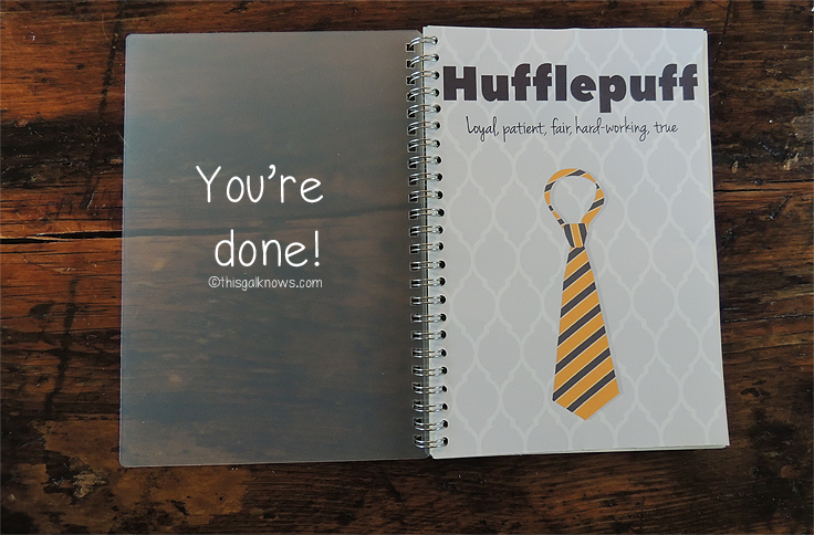 DIY Notebook Cover Tutorial: You're Done