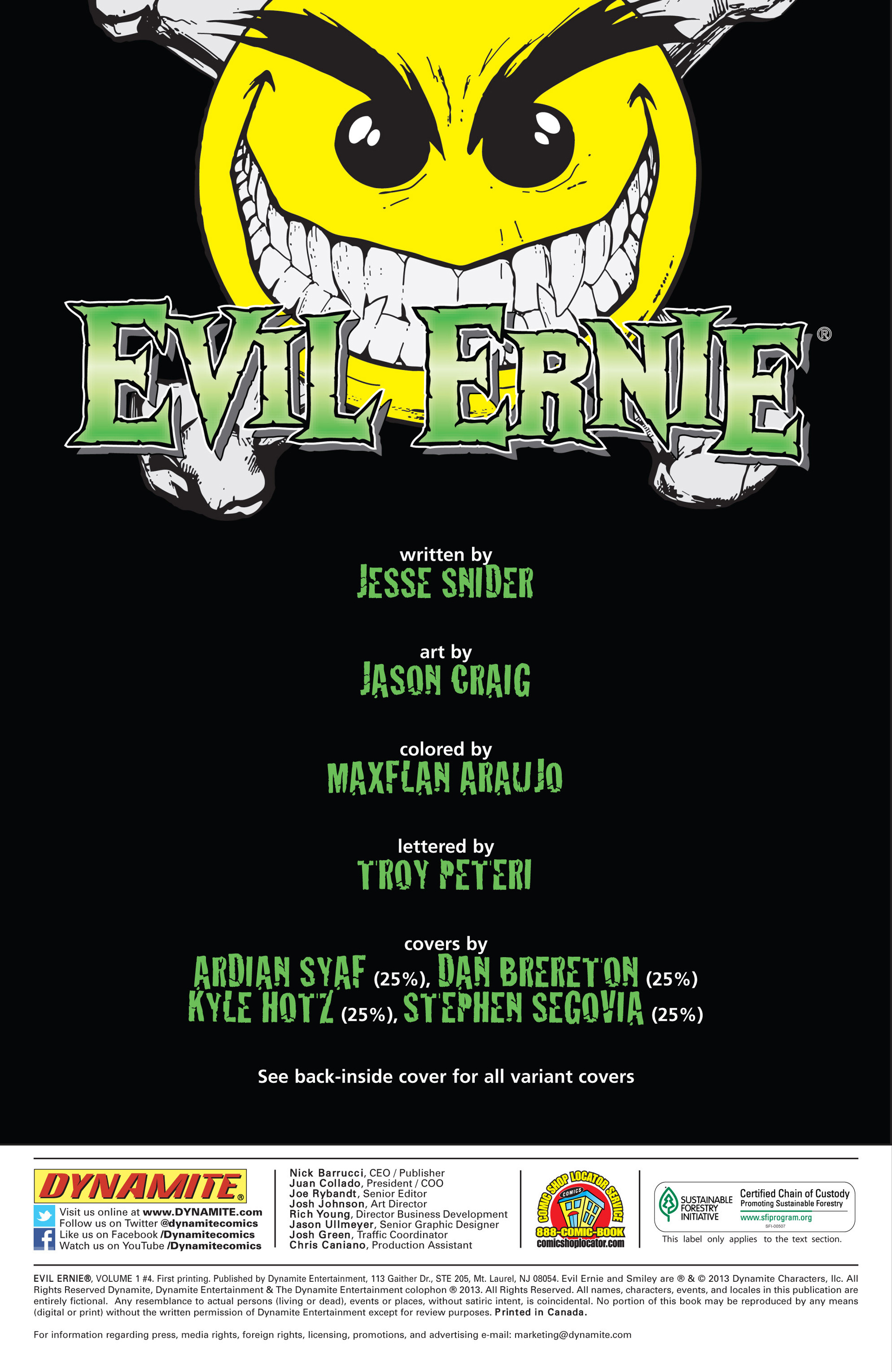 Read online Evil Ernie (2012) comic -  Issue #4 - 5