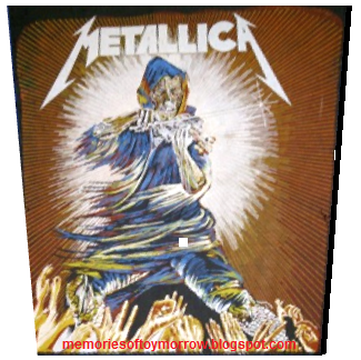metallica vintage back patch