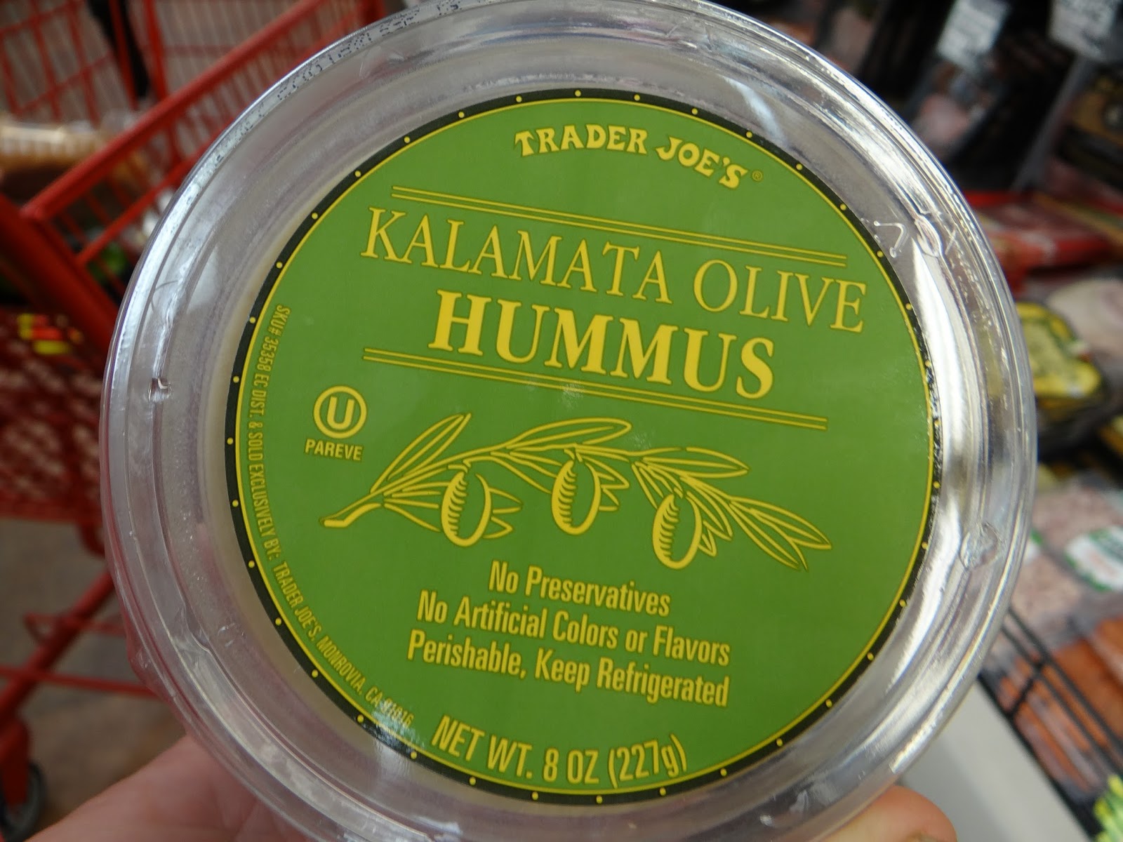 Trader Joe's 365 Day 218 Kalamata Olive Hummus